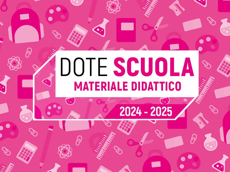 Immagine Dote scuola 2024/2025 - Materiale didattico