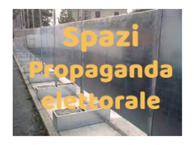ELEZIONE SENATO DELLA REPUBBLICA - 25/09/2022 - DELIMITAZIONE E ASSEGNAZIONE SPAZIO PER LA PROPAGANDA ELETTORALE.