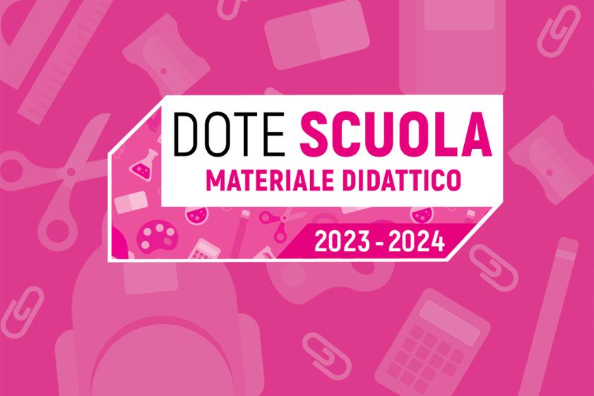 Buono da 150 a 500 € per libri di testo, dotazioni tecnologiche, strumenti didattici; per studenti entro 21 anni residenti in Lombardia, frequentanti l'a.s. 2023/2024 di corsi a gestione ordinaria (istruzione o istruzione e formazione professionale) in scuole secondarie di I e II grado (o 2022/2023 ultimo anno scuola second. II grado), statali o paritarie, o istituzioni formative accreditate, in Lombardia o Regioni confinanti con rientro quotidiano presso la residenza. ISEE massimo 15.748,78.